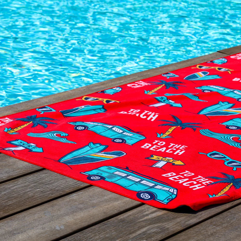 Serviette en microfibre – À la plage