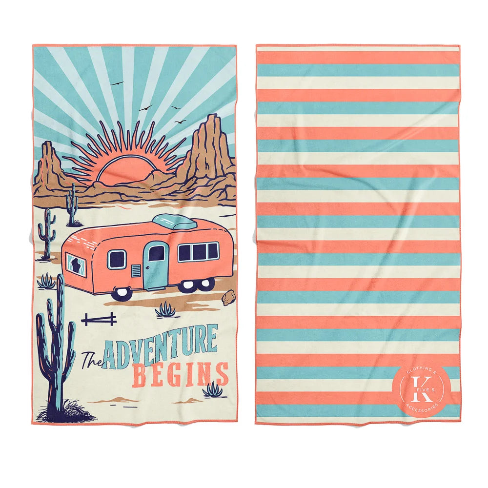 Serviette en microfibre - Retro
