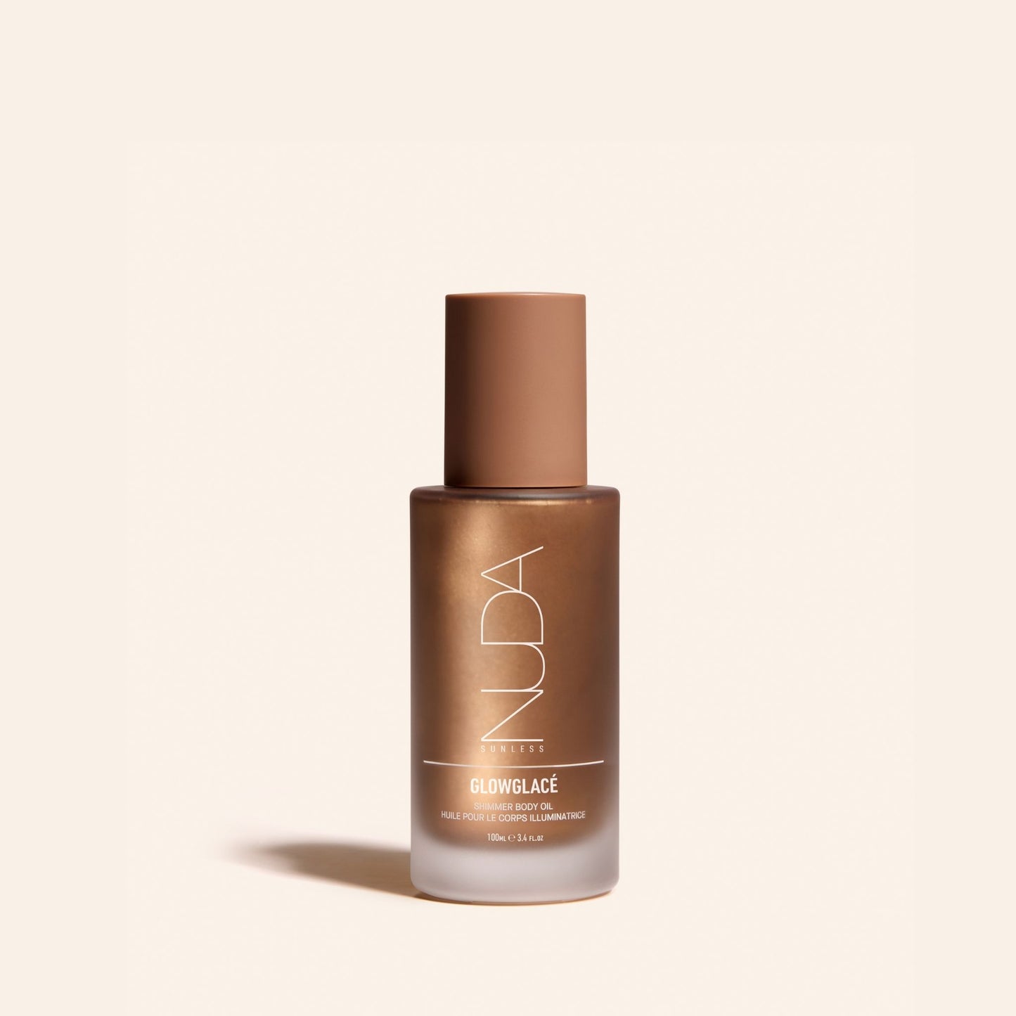 Glow glacé Huile sèche scintillante pour le corp