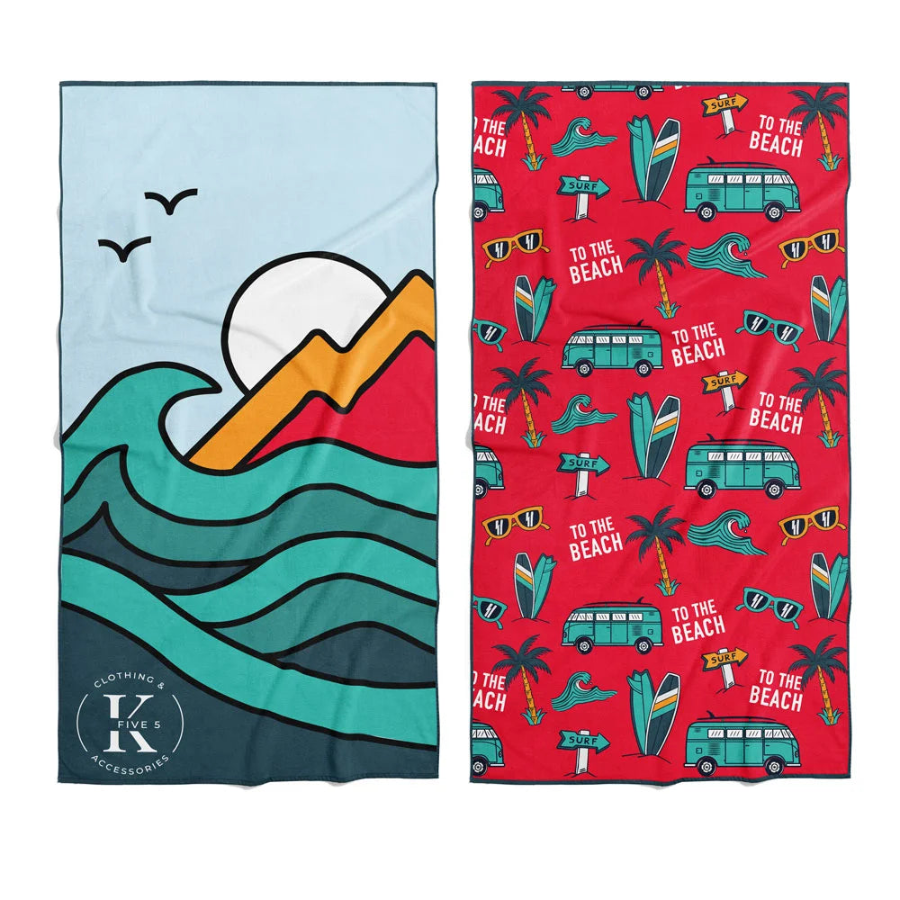 Serviette en microfibre – À la plage