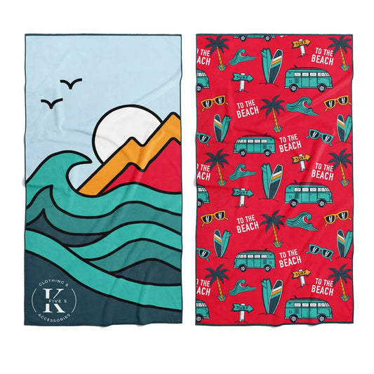 Serviette en microfibre – À la plage