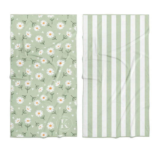 Serviette en microfibre – Marguerite délicate