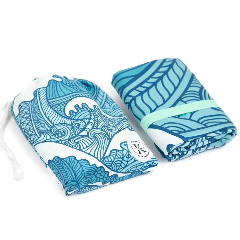 Serviette microfibre XXL – Sous vague